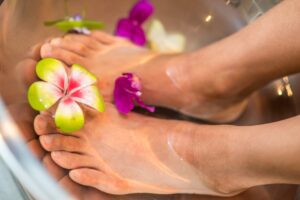 Perform the foot wash ritual