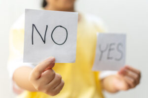 Realize how effective saying "no" can be