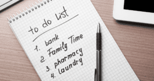 Start with a To-Do list-