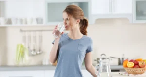 Stay hydrated by drinking plenty of water