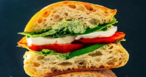The Quickest Caprese Sandwich