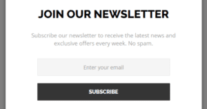 Signup for Newsletters