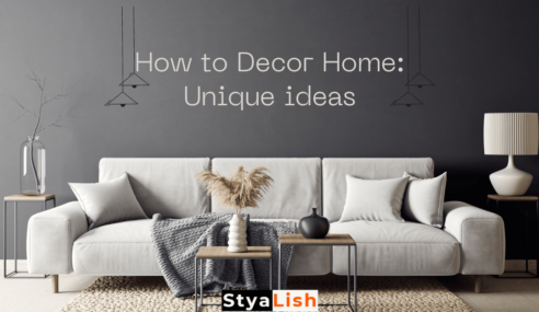 How to Decor Home: Unique ideas