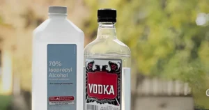 Vodka as sticker remover