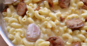 Bacon and Sausage Mac and Cheese